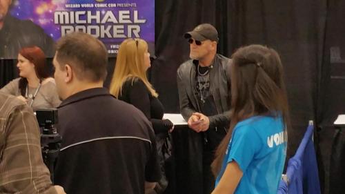 Sue with Michael Rooker Comic Con 2015